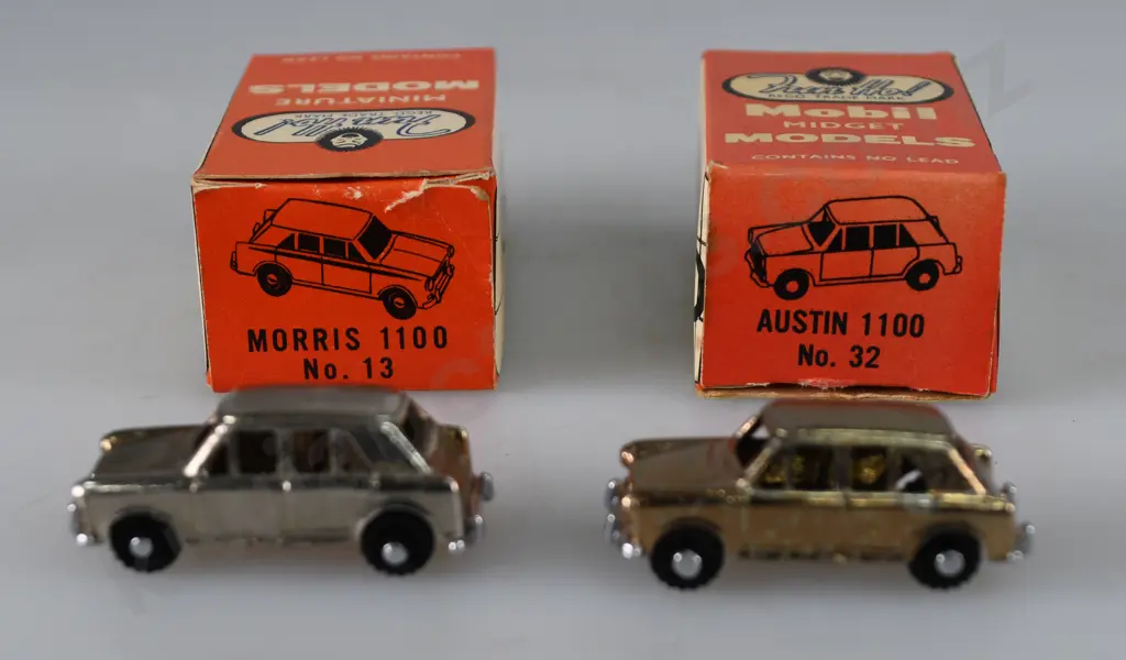 FUN HO BOXED CHROME MOBIL MIDGET MODELS Image 1++