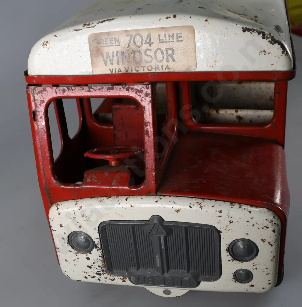 TRI-ANG PRESSED STEEL LONDON BUS Image 1++