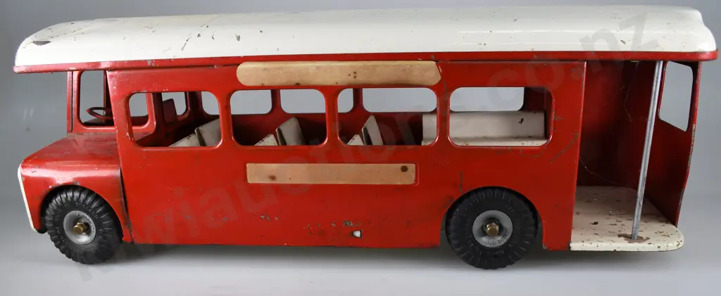 TRI-ANG PRESSED STEEL LONDON BUS Image 1++