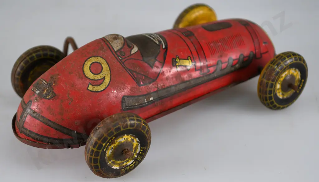 LINCOLN CLOCKWORK RACING CAR Image 1++