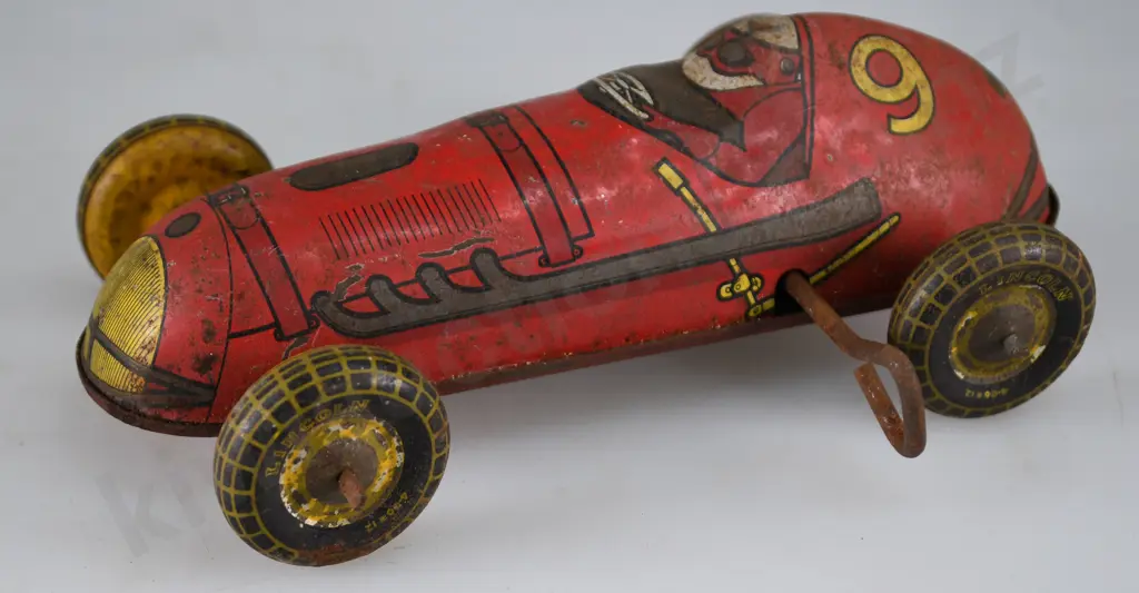 LINCOLN CLOCKWORK RACING CAR Image 1++