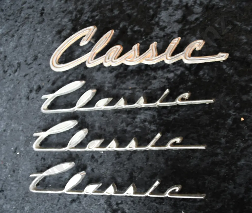 CHROME CAR NAME BADGES Image 1++