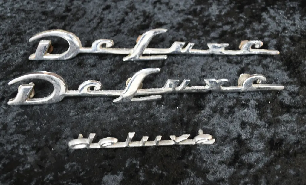 CHROME CAR NAME BADGES Image 1++