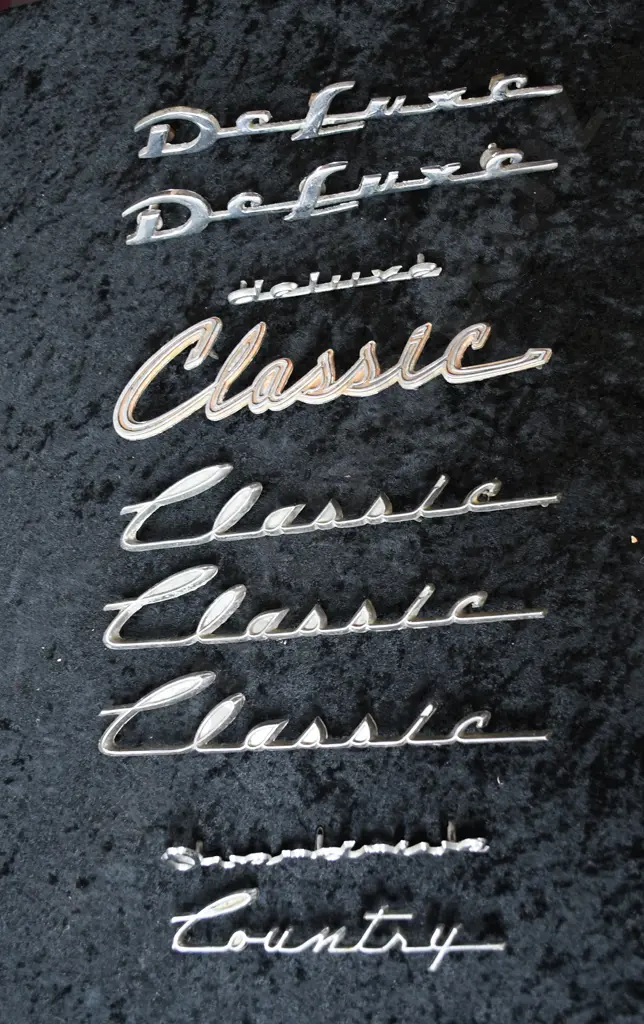 CHROME CAR NAME BADGES Image 1++