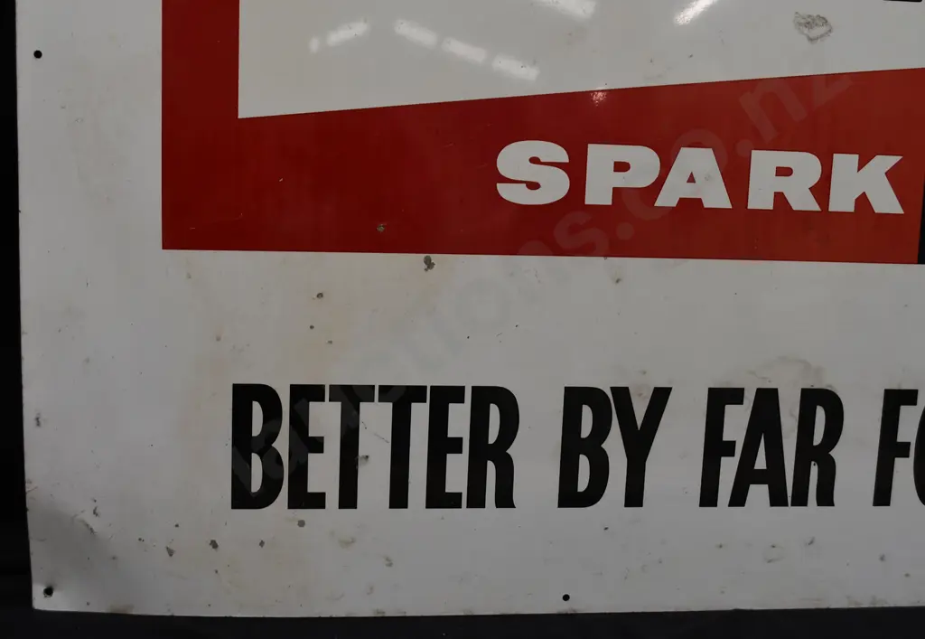 CHAMPION SPARK PLUGS ALUMINIUM SIGN Image 1++