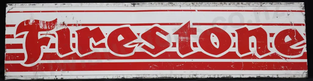 FIRESTONE TIN SIGN Image 1++