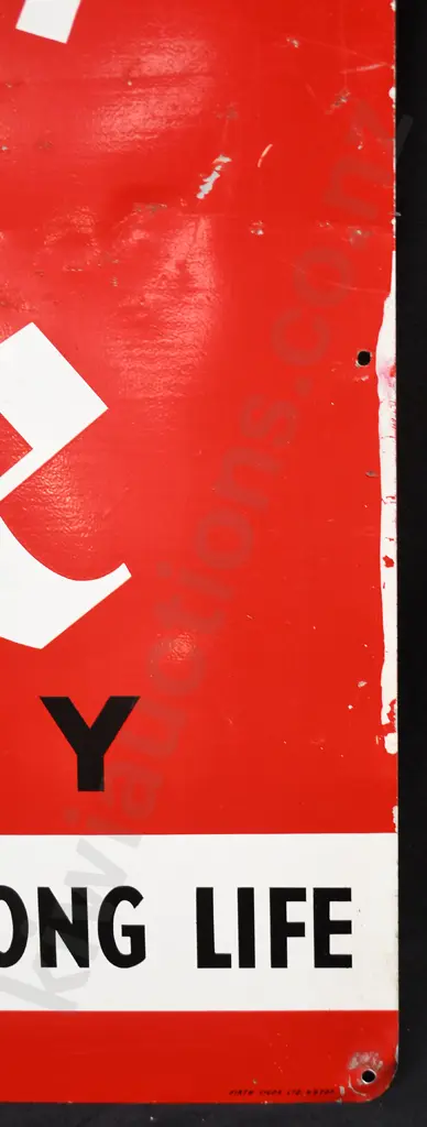 SILVER EXIDE BATTERY PAINTED TIN SIGN Image 1++