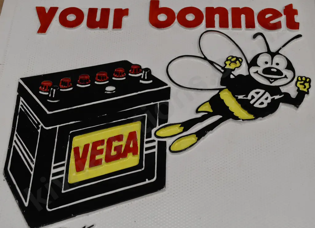 AB BATTERIES PLASTIC SIGN Image 1++