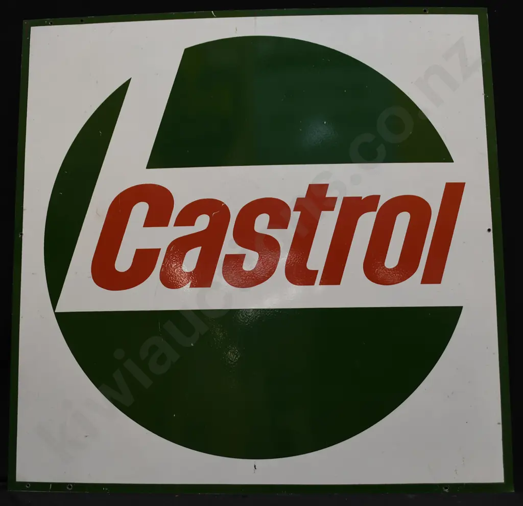 CASTROL / KAWASAKI TIN SIGN Image 1++