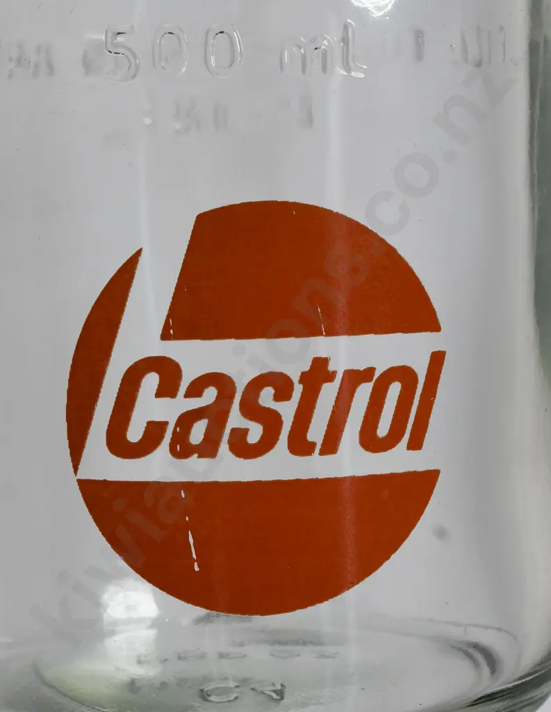 EUROPA AND CASTROL OIL BOTTLES Image 1++