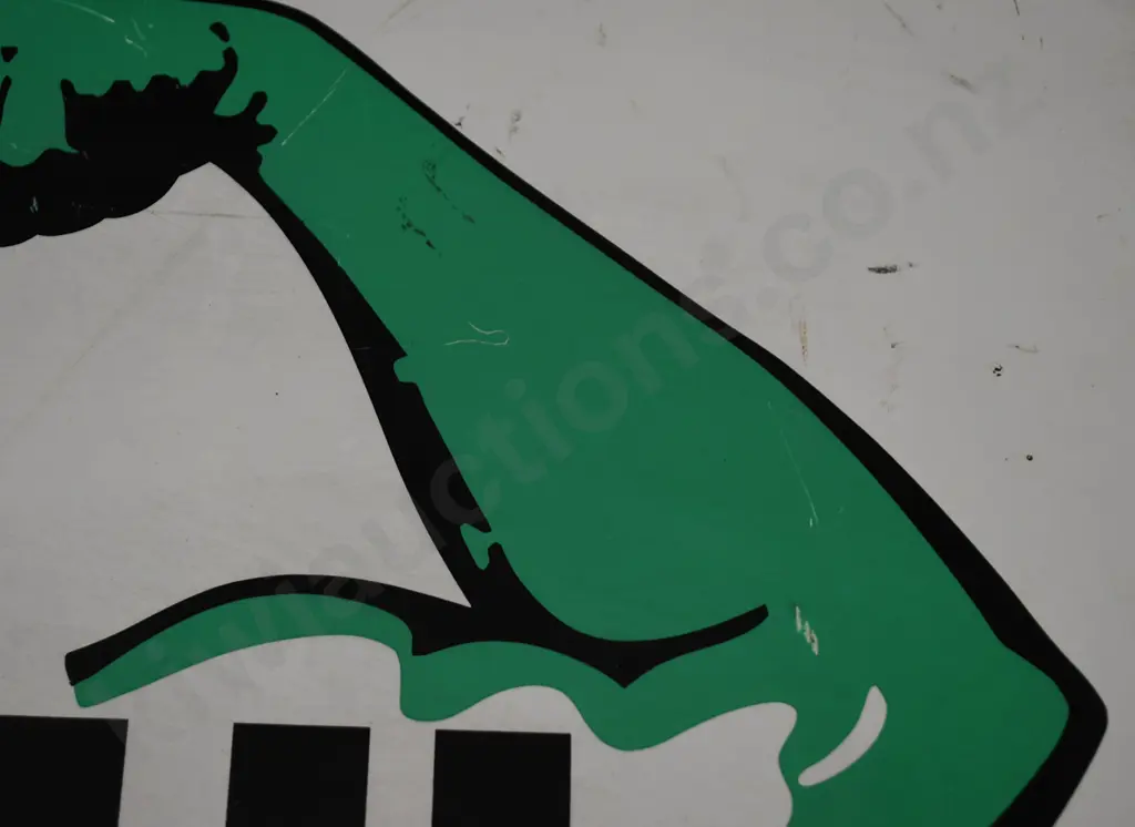 BARDAHL OIL PAINTED TIN SIGN Image 1++