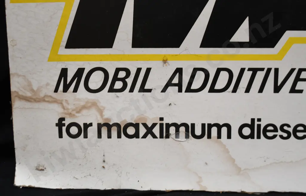 MOBIL DIESEL MAX BOARD SIGN Image 1++
