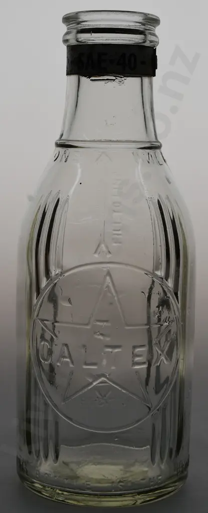 CALTEX PINT OIL BOTTLE Image 1++