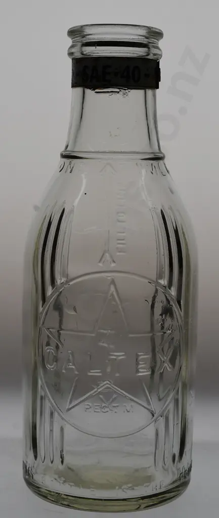 CALTEX PINT OIL BOTTLE Image 1++