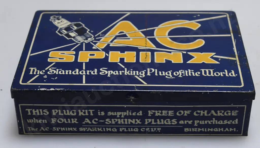 ASSORTED SPARKPLUG TINS Image 1++