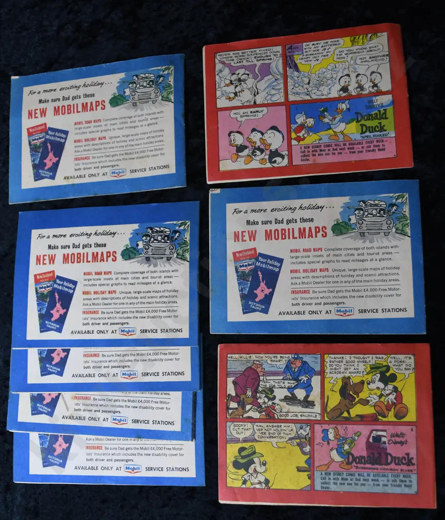 MOBIL OIL DISNEY COMICS Image 1++