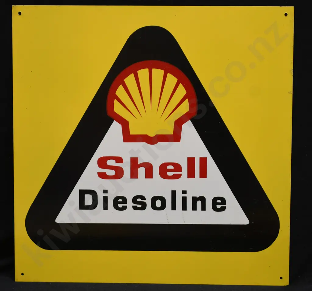 SHELL DIESOLINE PETROL BOWSER TIN SIGN Image 1++