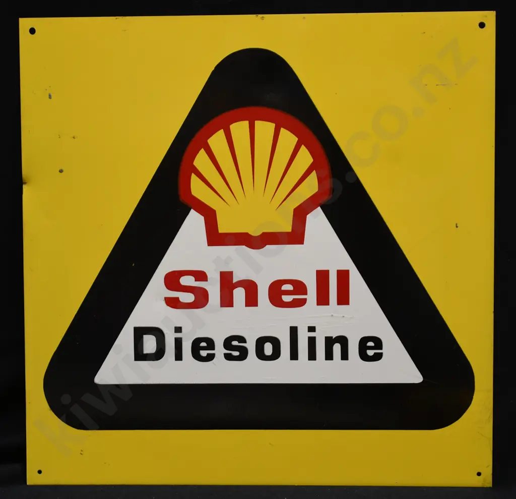 SHELL DIESOLINE PETROL BOWSER TIN SIGN Image 1++