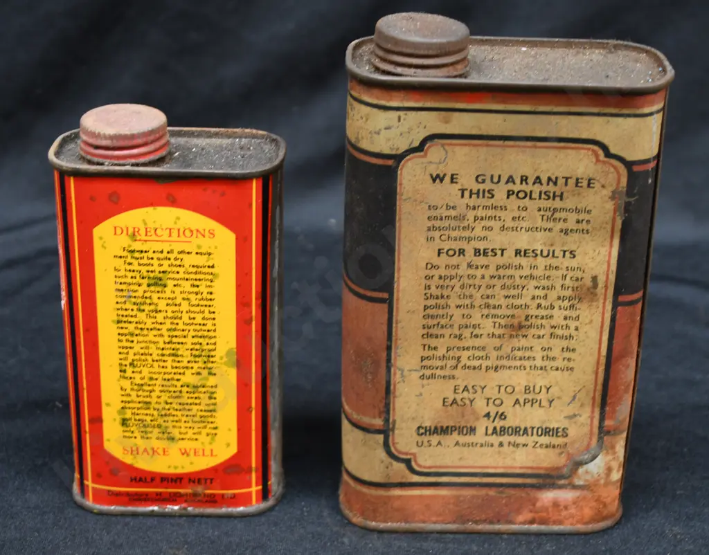 ASSORTED VINTAGE TINS Image 1++
