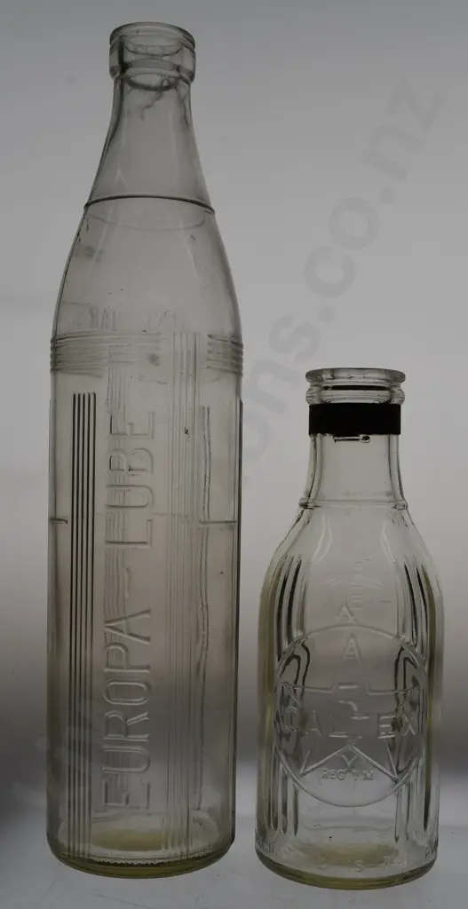 EUROPA AND CALTEX OIL BOTTLES Image 1++