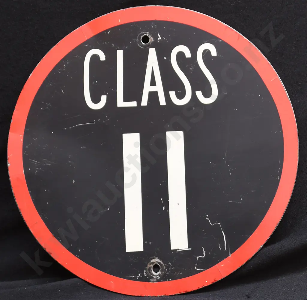 CLASS II TIN SIGN Image 1++