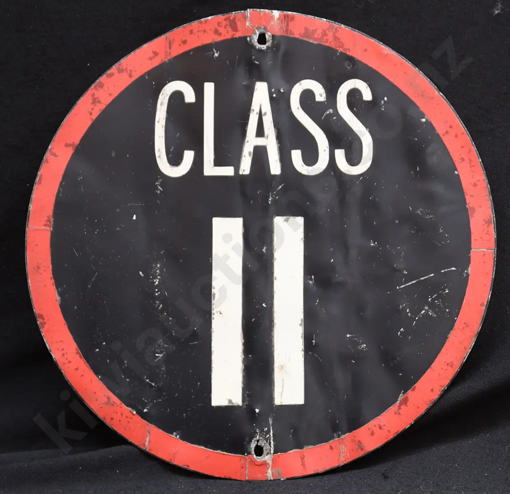 CLASS II TIN SIGN Image 1++