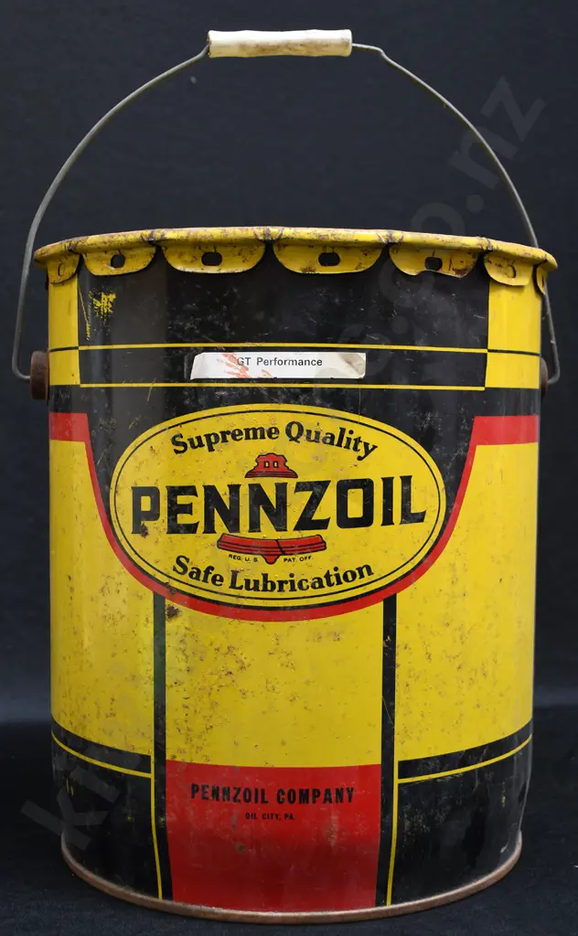 PENNZOIL MOTOR OIL LIDDED CAN Image 1++
