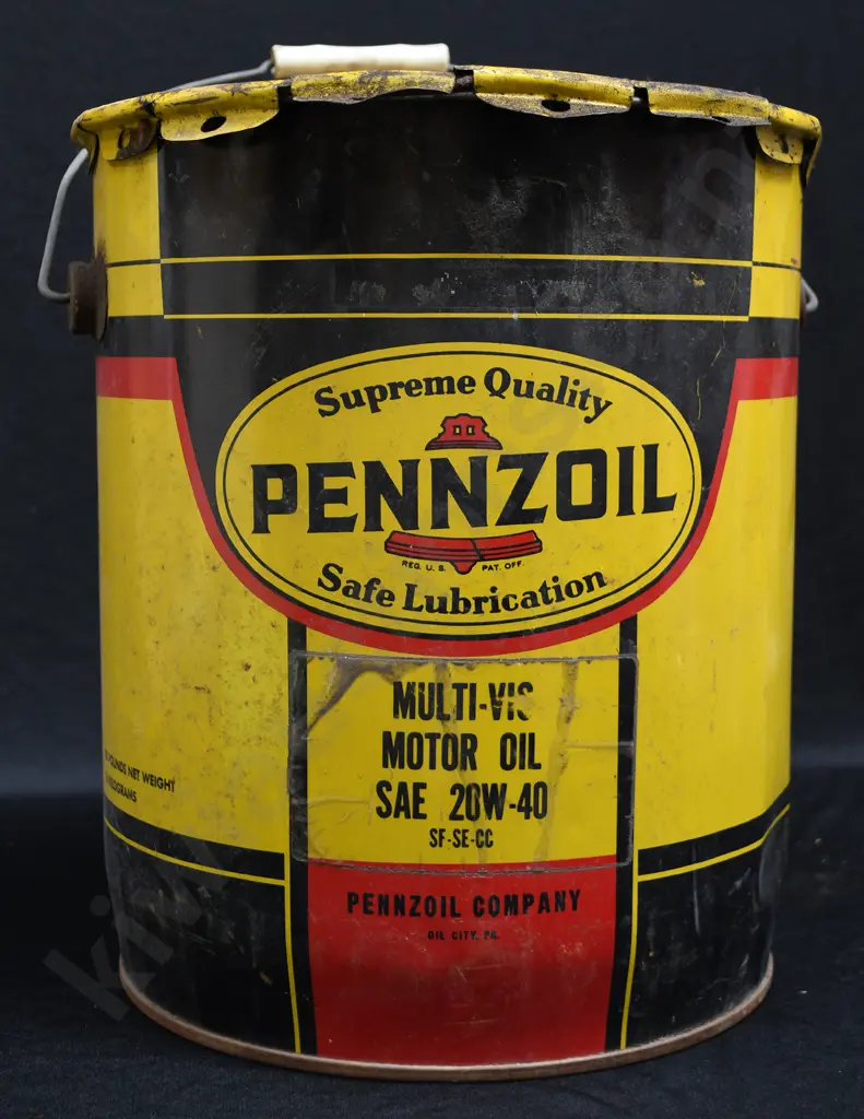 PENNZOIL MOTOR OIL LIDDED CAN Image 1++