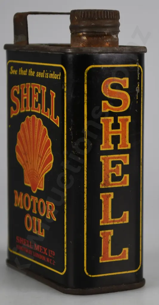 SHELL MOTOR OIL TIN Image 1++
