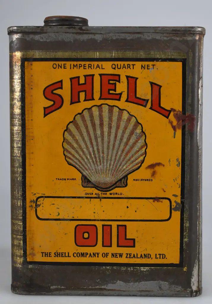 SHELL OIL TIN Image 1++