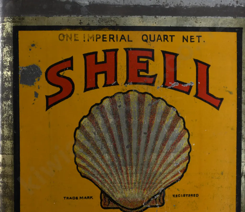 SHELL OIL TIN Image 1++