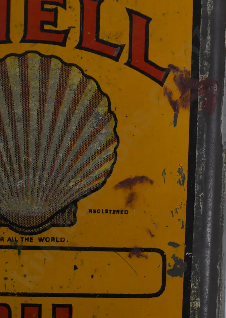 SHELL OIL TIN Image 1++