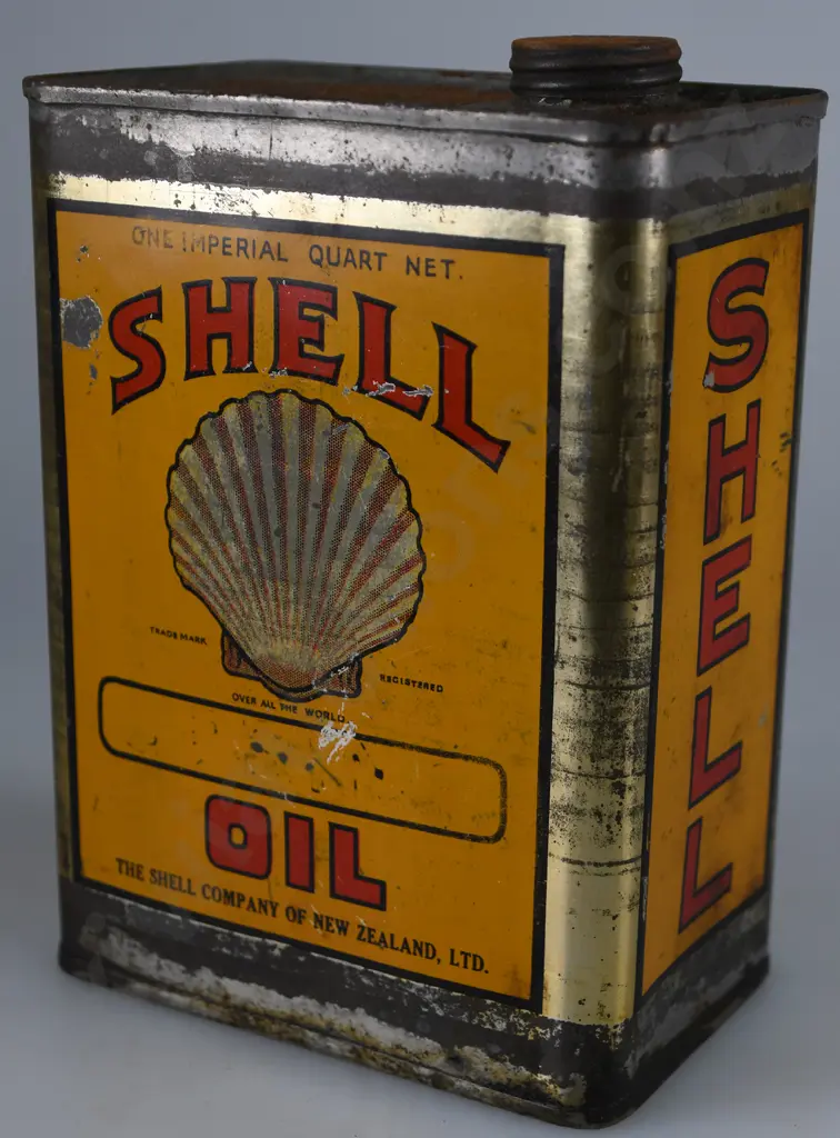 SHELL OIL TIN Image 1++