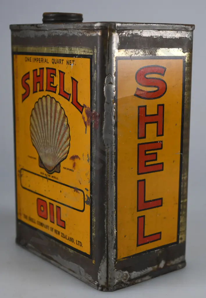 SHELL OIL TIN Image 1++