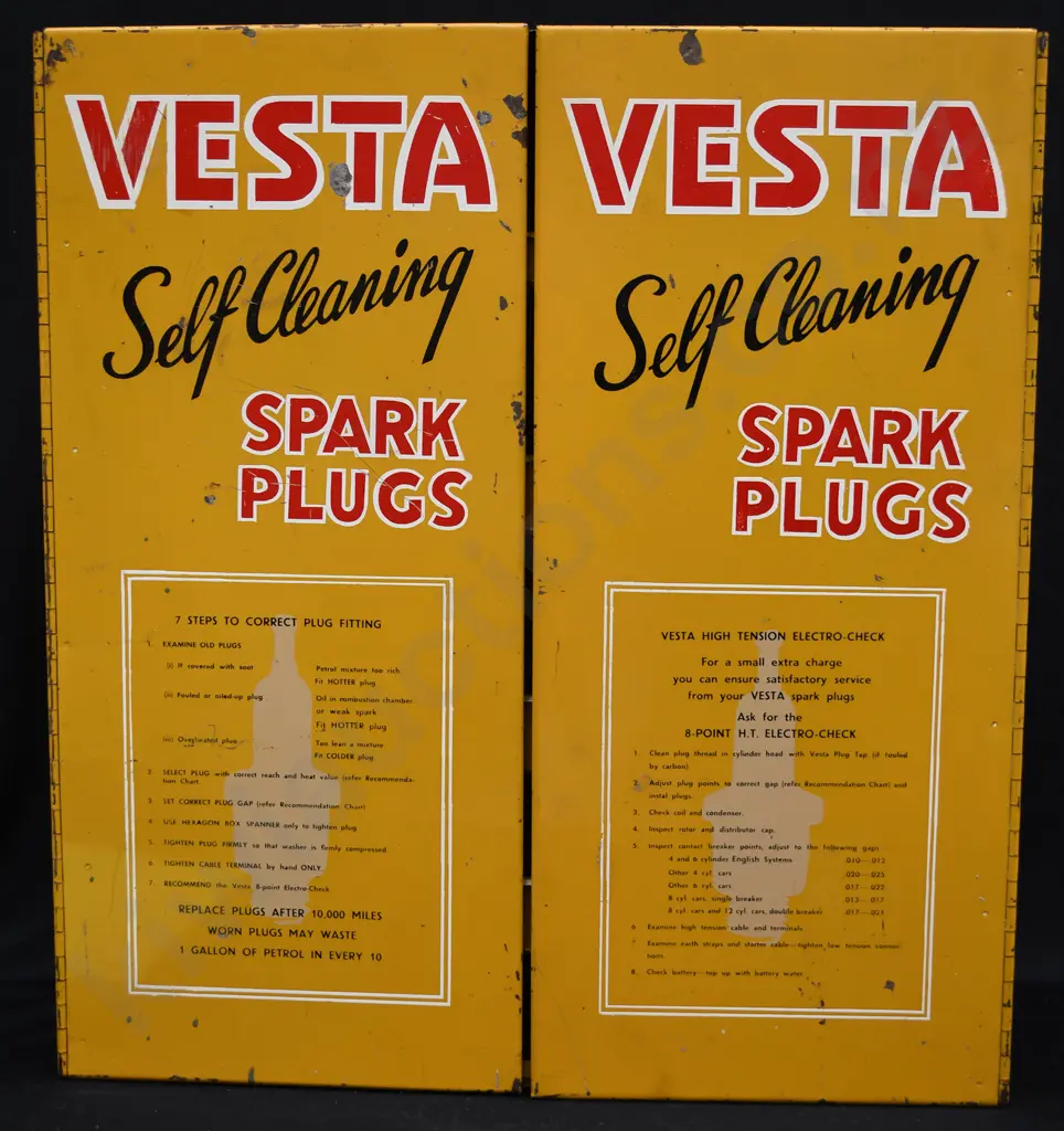 VESTA SPARK PLUGS DISPLAY CABINET Image 1++