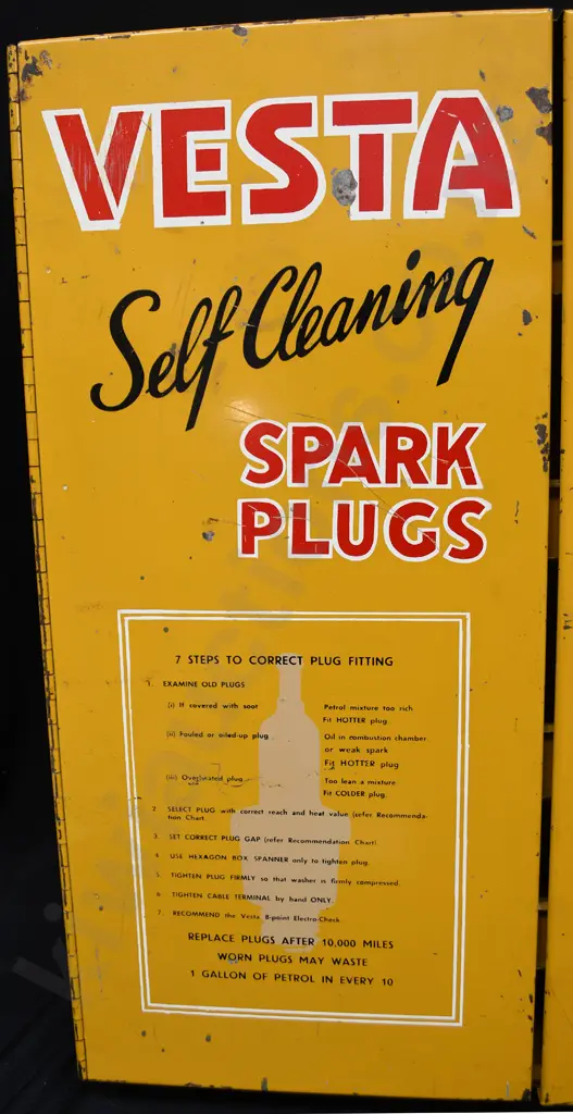 VESTA SPARK PLUGS DISPLAY CABINET Image 1++