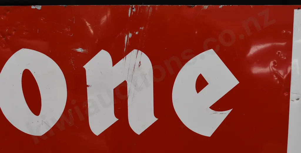 FIRESTONE PAINTED TIN SIGN Image 1++