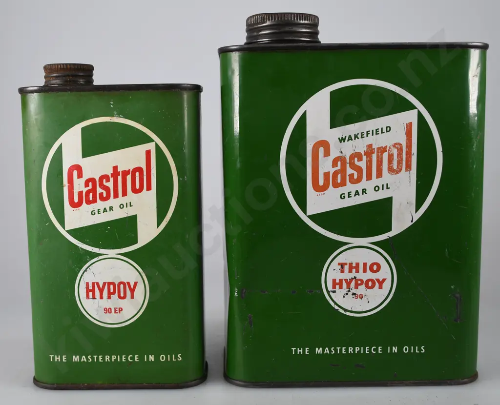 CASTROL OIL AND MOTORING POURER AND TINS Image 1++