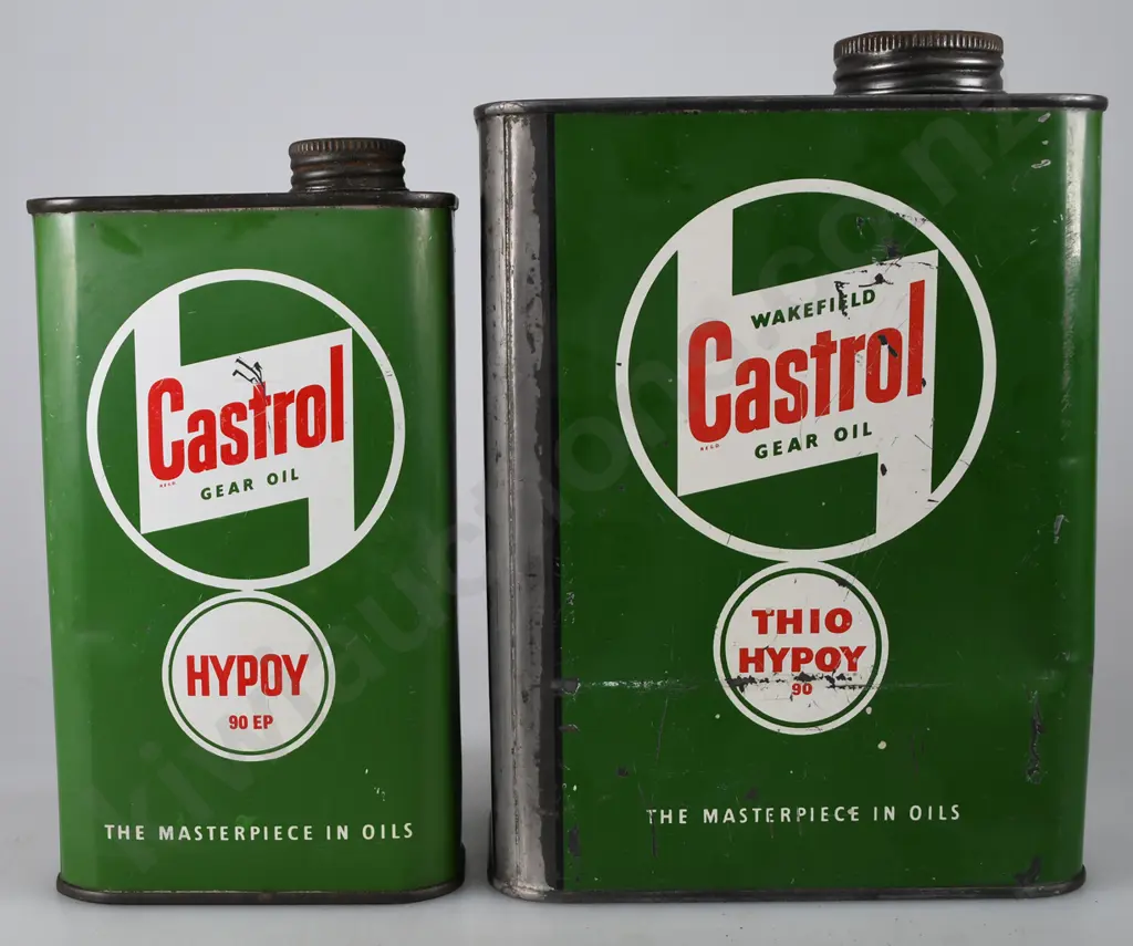 CASTROL OIL AND MOTORING POURER AND TINS Image 1++