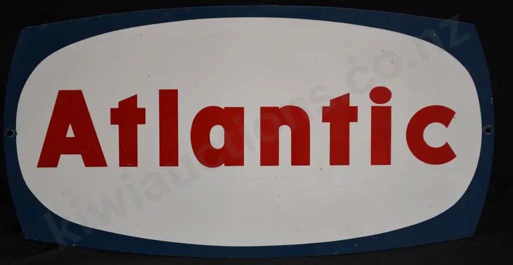 ATLANTIC TIN SIGN Image 1++
