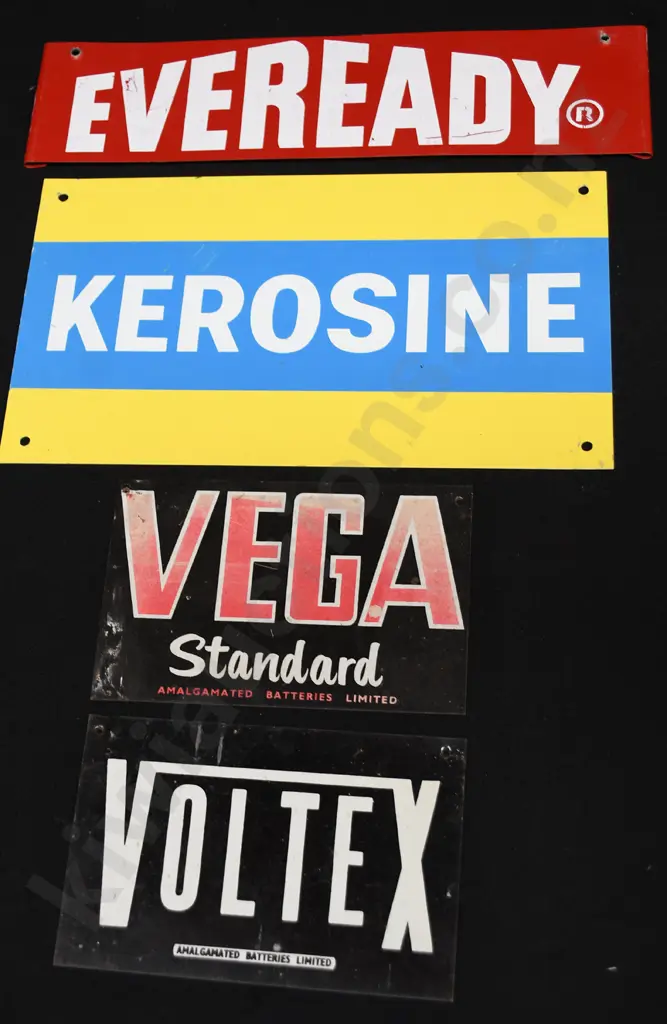 ASSORTED TIN SIGNS Image 1++