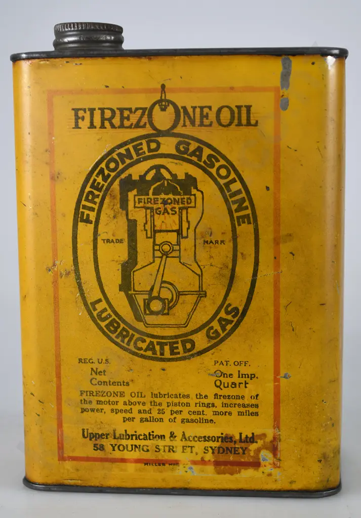 FIREZONE OIL TIN Image 1++