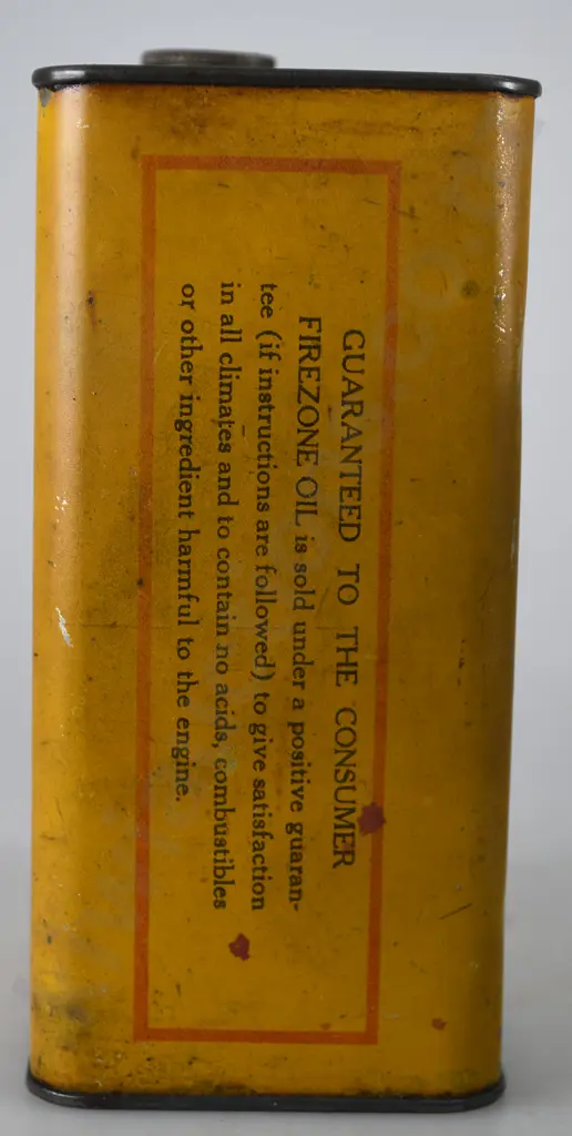 FIREZONE OIL TIN Image 1++