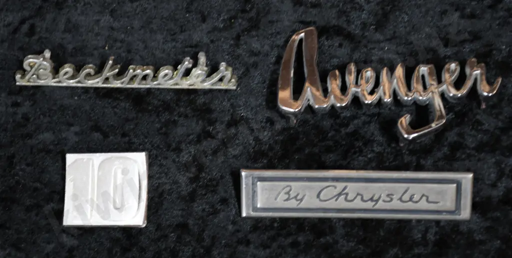 CHROME CAR NAME BADGES Image 1++
