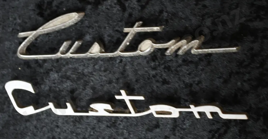 CHROME CAR NAME BADGES Image 1++