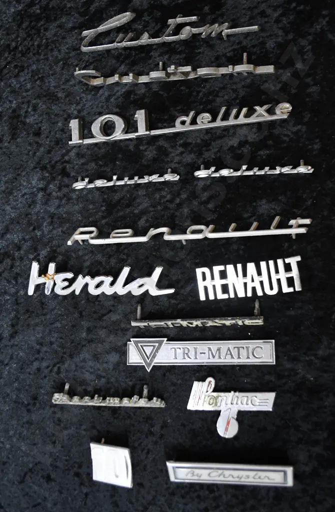 CHROME CAR NAME BADGES Image 1++