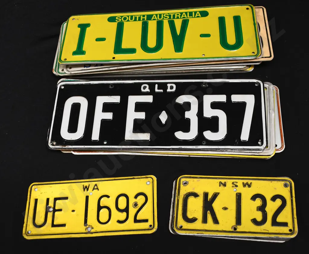 AUSTRALIAN NUMBER PLATES Image 1++