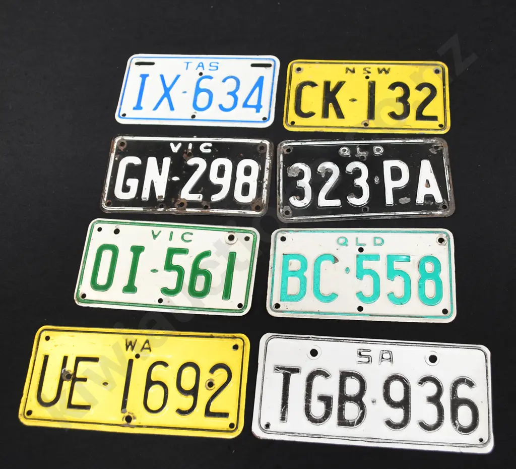 AUSTRALIAN NUMBER PLATES Image 1++