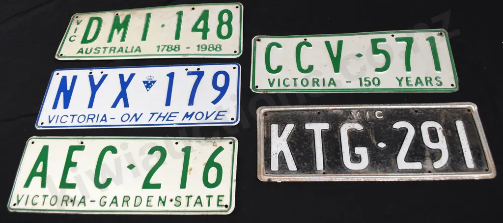 AUSTRALIAN NUMBER PLATES Image 1++