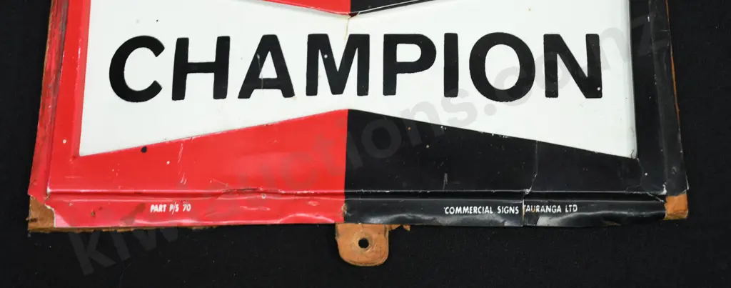CHAMPION SPARK PLUGS PAINTED SIGN Image 1++